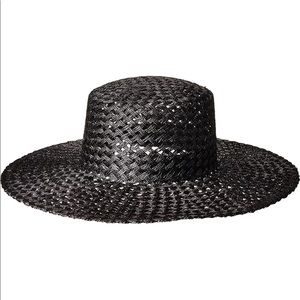 Lack of Color women’s sunnydip noir straw hat MD